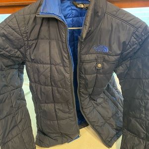Navy North Face Jacket.